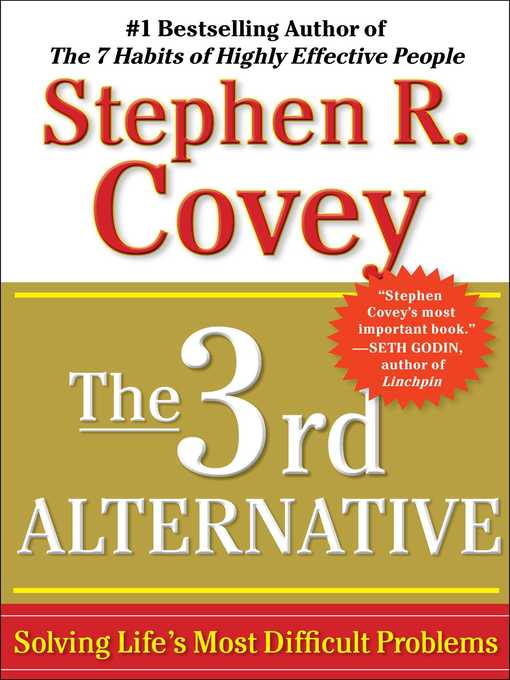 Title details for The 3rd Alternative by Stephen R. Covey - Wait list